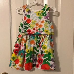 Toddler girl flower dress